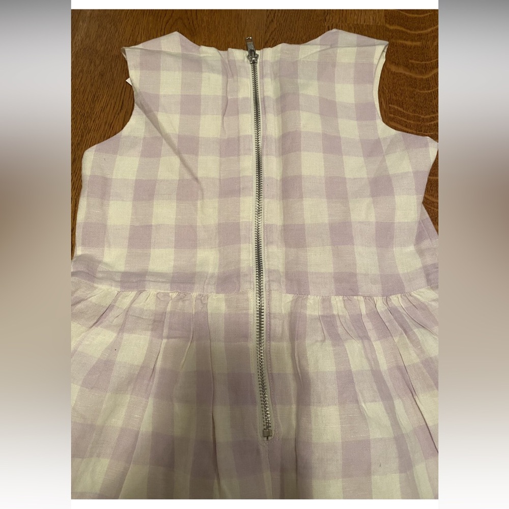 NWT Gap Girls Plaid Check Purple Dress Size Medium - Picture 9 of 10